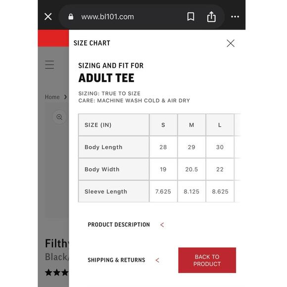 NWT Baseball Life 101 Filthy Tee in Black/Pink XL - Picture 5 of 6